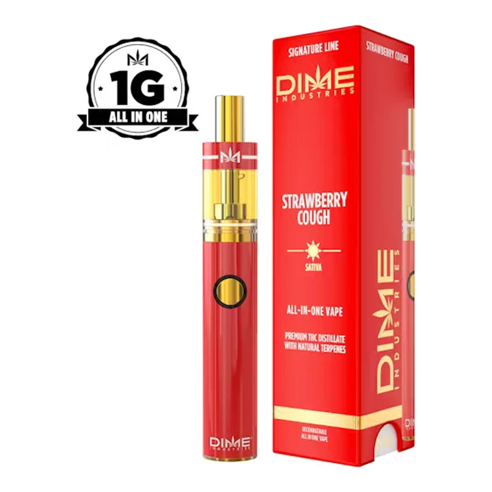 Dime Industries - Dime Industries | Strawberry Cough | All-In-One Vape | 1g Main Image