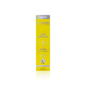 DIME INDUSTRIES - All In One - Lemon Pound Cake - THC:CBD:CBG - 2G