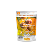 Dime Industries - Balanced Line - Peach S - 20pc - 1:1:1 THC/THCV/CBD - 100mg