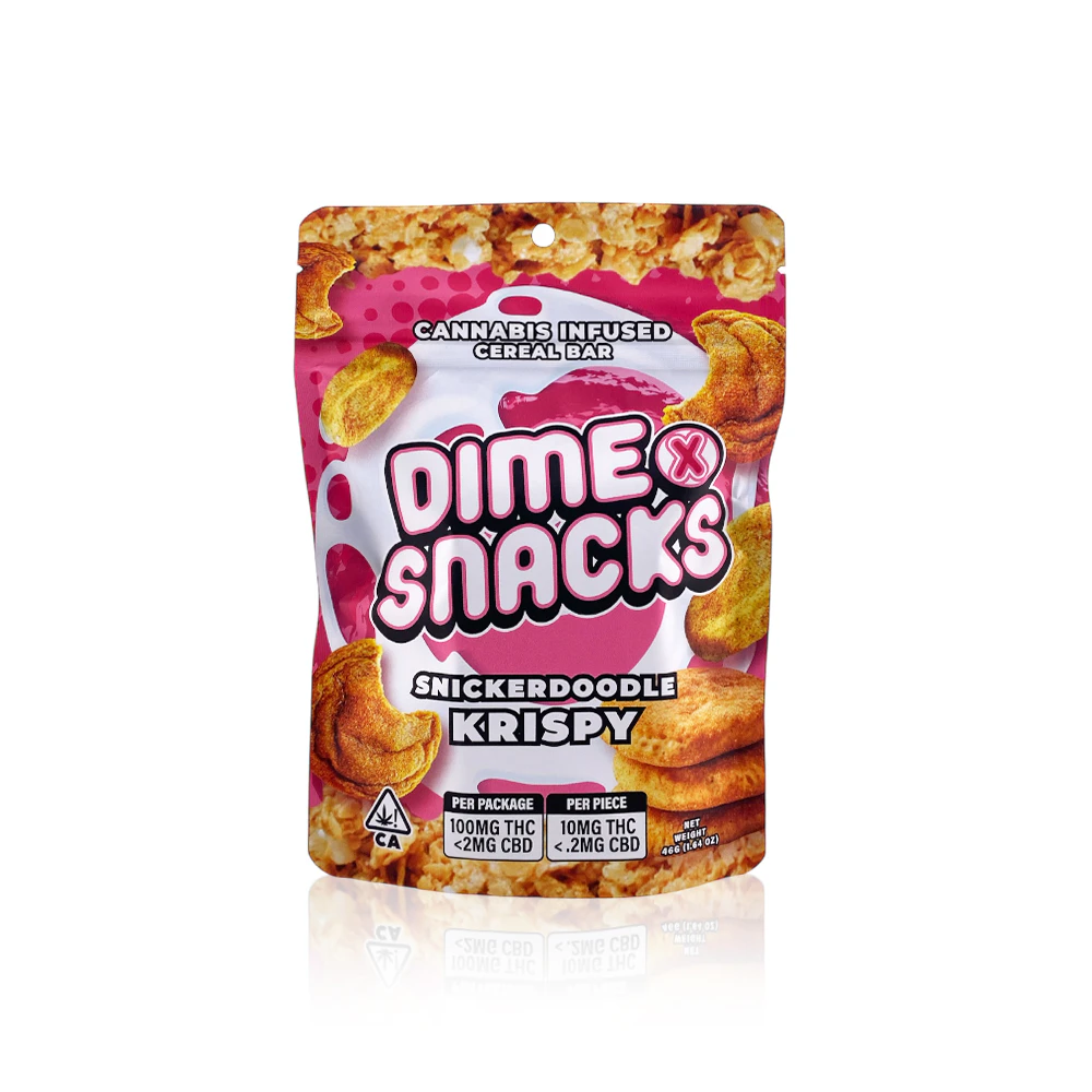 DimeSnacks - DIME SNACKS - Edible - Snickerdoodle - Krispy - 100MG Main Image