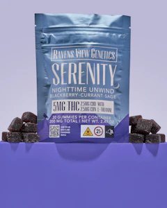 Ravens View - Ravens View-Serenity Gummies-5mg/20pack