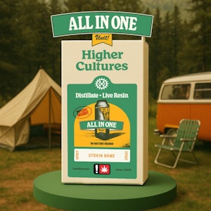 HIGHER CULTURE - Baby Yod@, Distillate + Live Resin, Disposable, 1g