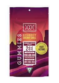 Dixie-Gummy-Synergy-Cherry Chill Fast Acting-(200mgTHC:100mgCBN:100mgCBD)
