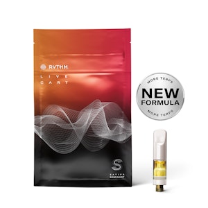 RYTHM - White Durban Live Resin Cartridge 0.5g