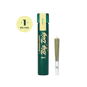 DOGWALKERS - Lemon Gelato Cookies | Big Dogs Infused Pre-roll | 1g