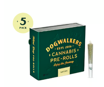 DOGWALKERS - Durban Z 5pk Pre-Rolls - 1.75g