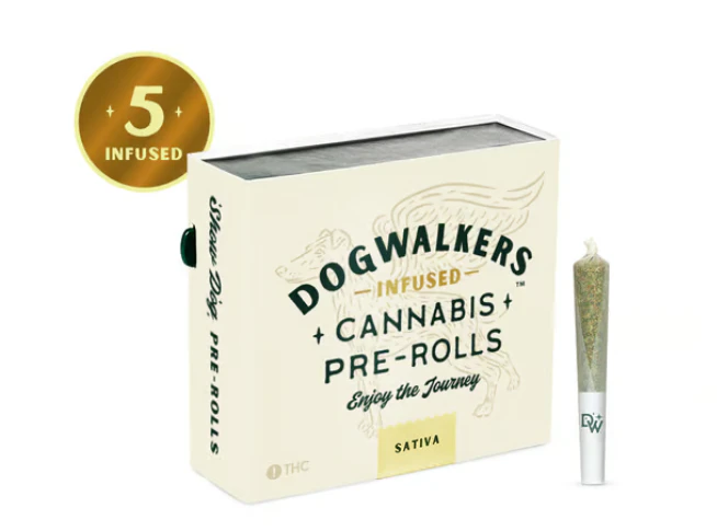 Dogwalkers - Durban Z Infused 5pk Pre-Rolls - 2.25g Main Image