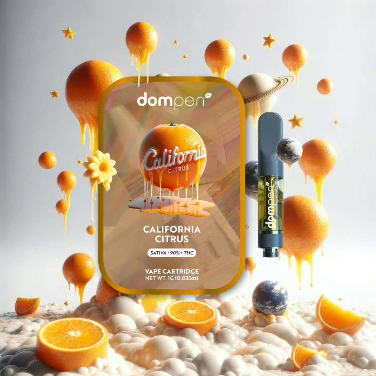 Dom Pen - Dompen California Citrus 1g 510 Cartridge Sativa Main Image