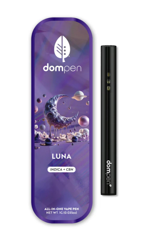 Dom Pen - Dompen | Luna | Vanilla Lavender | CBN | All-In-One Vape | 1g Main Image