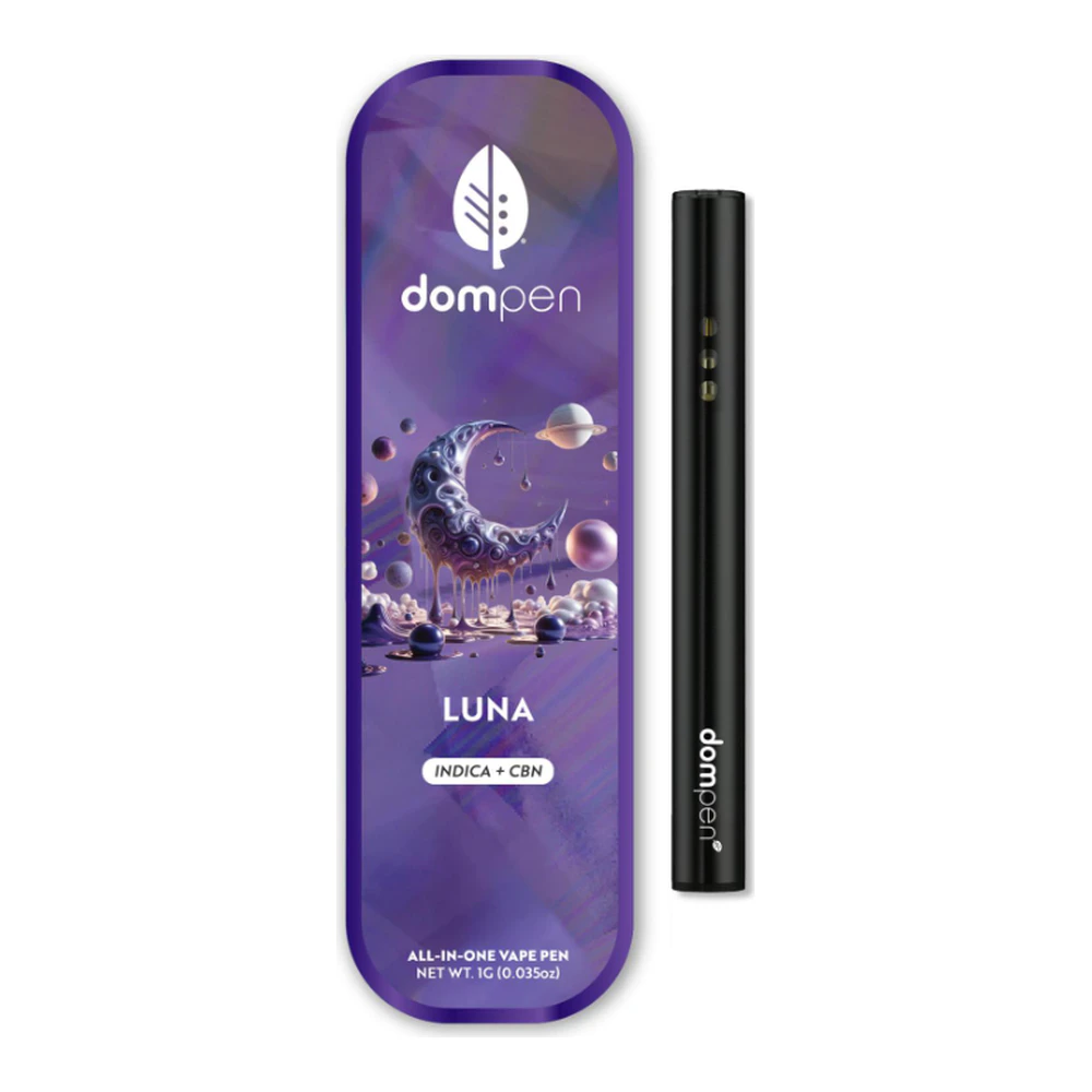 Dom Pen - Dompen | Luna | Vanilla Lavender | CBN | All-In-One Vape | 1g Main Image