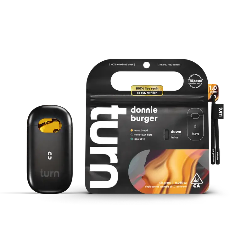 turn - Turn Live Resin All-in-One 1g Donnie Burger Main Image