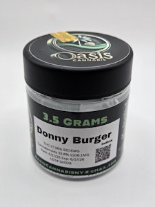 OASIS CANNABIS - Oasis - Donny Burger - 3.5g - 27.36% - Dry Flower