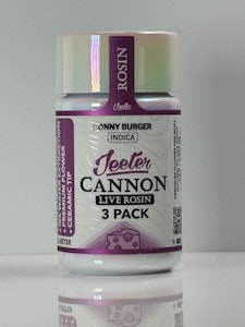 JEETER - SALE Jeeter Baby .5g Donny Burger Rosin Infused Pre-Roll 3pk
