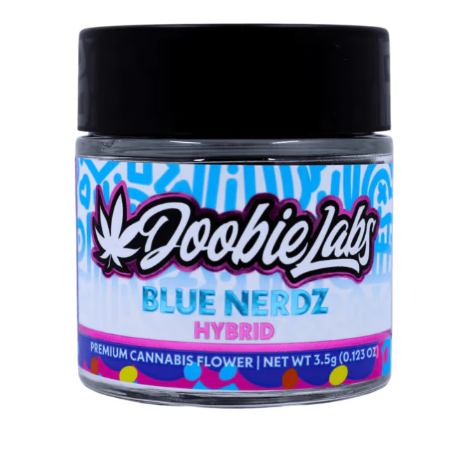 Doobie Labs - Blue Nerdz 3.5g Flower Jar Main Image