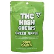 Dope Cakes - Green Apple Taffy 200mg