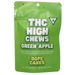 Zilla's - Dope Cakes - Green Apple Taffy