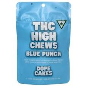 DOPE CAKES - Dope Cakes - Blue Punch Taffy 200mg