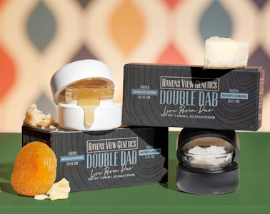 Ravens View - Raven's View - Apricot Scone 0.5g/Sisters Cheese 0.5g - Double Dab Live Resin Duo