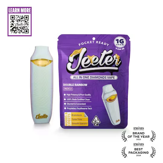 Jeeter - Jeeter AIO - Double Rainbow 1G Liquid Diamond Disposable Main Image