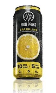 HIGH PEAKS (NY) - High Peaks - Sparkling Lemonade - 10mg THC/5mg CBD Beverage