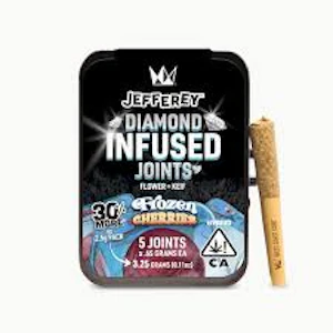West Coast Cure - [West Coast Cure] Jefferey Diamond Infused 5pk Prerolls - 3.25g - Frozen Cherries (H)