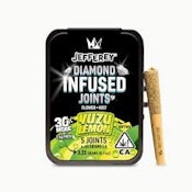 [West Coast Cure] Jefferey Diamond Infused 5pk Prerolls - 3.25g - Yuzu Lemon (S)