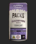 Packs - Grand Daddy Purple - 1g Cart