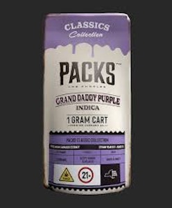 PACKS - Packs - Grand Daddy Purple - 1g Cart