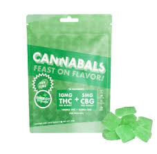 Cannabals - Cannabals - Key Lime Energy Gummies - 100mg (2:1 THC:CBG) Main Image