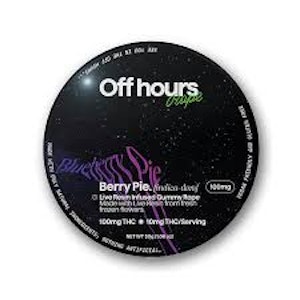 OFF HOURS - Off Hours - Live Resin Rope - BlueBerry Pie