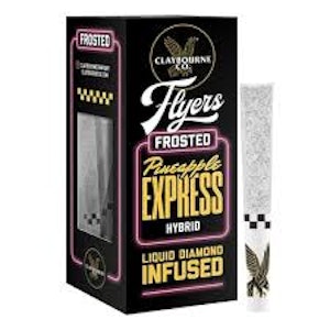 CLAYBOURNE CO. - [Claybourne Co.] Frosted Flyers 5 Pack Prerolls - 2.5g - Pineapple Express (H)