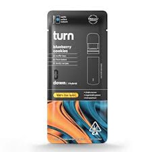 TURN - [Turn Down] Live Resin Pod - 1G - Blueberry Cookies (I/H)