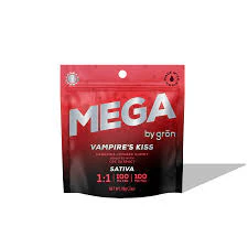 Grön - Grön Mega - Vampire's Kiss - 100mg Gummie (1:1 THC:CBC) Main Image
