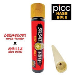 PICC - PICC - Sushi Hash - Chemscotti X Grill2 Hash Rosin - 1g Infused Preroll
