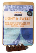 Soft Power Sweets - Light & Sweet Loosie - 100mg THC:25mg CBG - Chocolate Bar