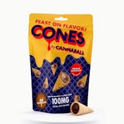 Cannabals - Milk Chocolate Cones - 100mg