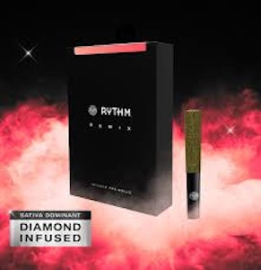 RYTHM - Rythm - Strawberry Sour Diesel - 5pk Infused Prerolls