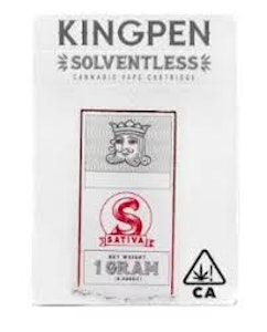 KINGPEN - [Kingpen] Solventless Cartridge - 1g - Durban Poison (S)
