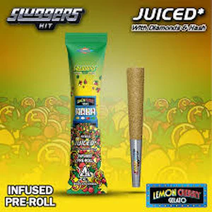 Sluggers - [Sluggers] Infused Preroll - 0.7g - Lemon Cherry Gelato (H)