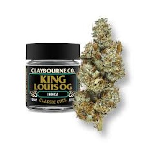 CLAYBOURNE CO. - [Claybourne Co.] Flower - 3.5g - King Louis OG (I)