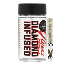 Claybourne Co. - [Claybourne] Infused Preroll 5 Pack - 2.5g - Cobra Kush (H) Main Image