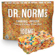 Dr. Norm's - [Dr Norms] Edible - 100MG - Fruity Pebbles Rice Bar (H) Main Image