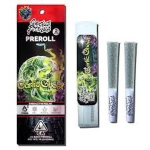 SMOKEN PROMISES - [Smoken Promises] Preroll 2 Pack - 1g - Garlic Ghost (S/H)