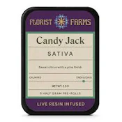 X| Florist Farms | Candy Jack | Live Resin Infused | 5pk | .5g