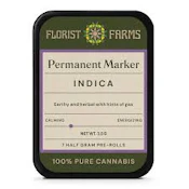 X| Florist Farms | Permanent Marker | 7pk | .5g