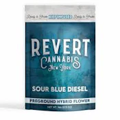 X| Revert | Sour Blue Diesel | Kief Infused Ground Flower | 14g