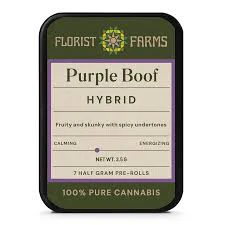 Florist Farms - X| Florist Farms | Purple Boof | Prerolls |  7pk | .5g Main Image