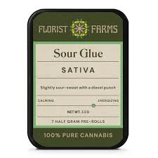 Florist Farms - X| Florist Farms | Sour Glue | Prerolls | 7pk | .5g Main Image