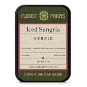 X| Florist Farms | Iced Sangria | Prerolls | 7pk | .5g