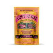 X| Lost Farm | Pink Pineapple x Moroccan Peaches | Rosin | Gummy | 100mg | 10pk